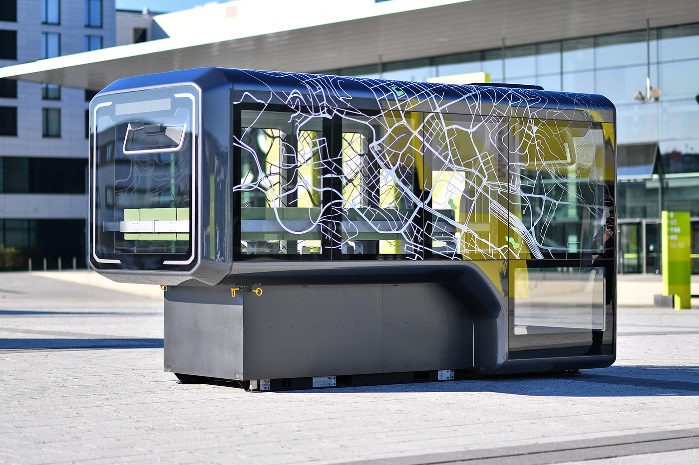 Driverless，electric vehicle，concept，U-Shift，modularization，