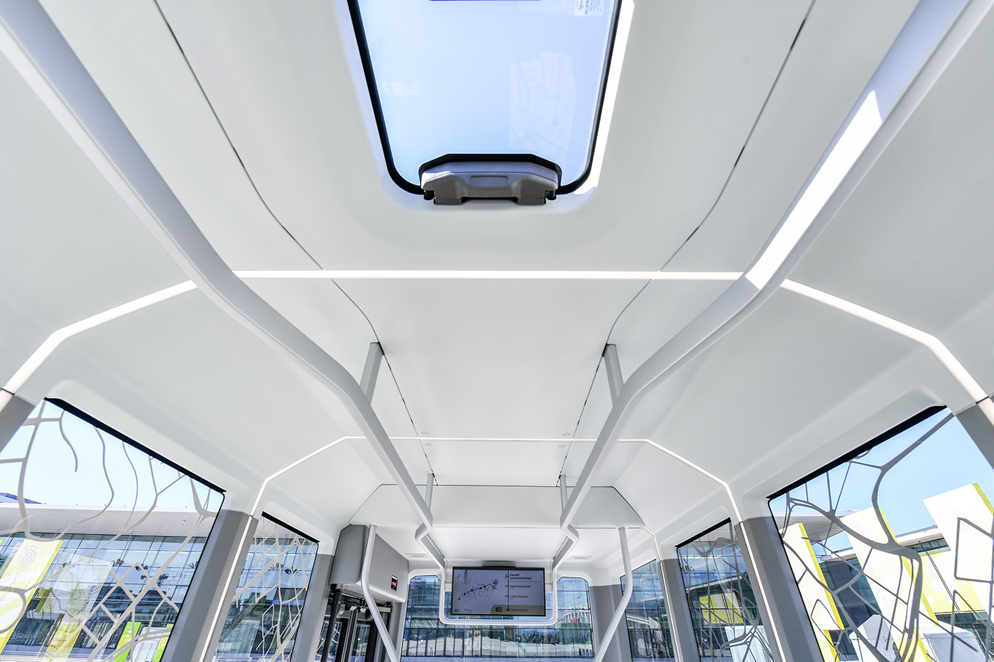 Driverless，electric vehicle，concept，U-Shift，modularization，