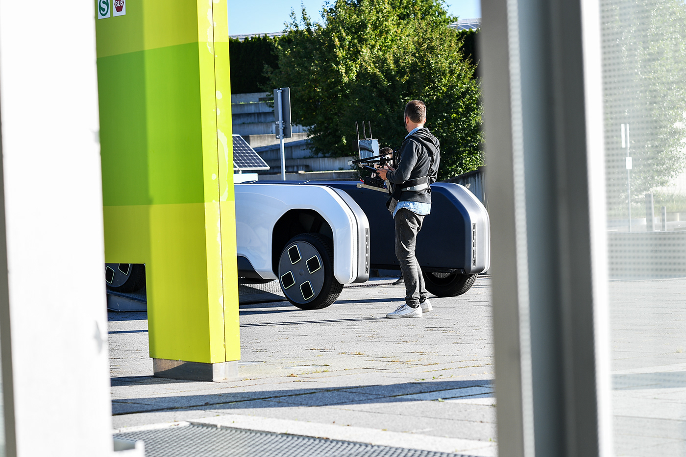 Driverless，electric vehicle，concept，U-Shift，modularization，