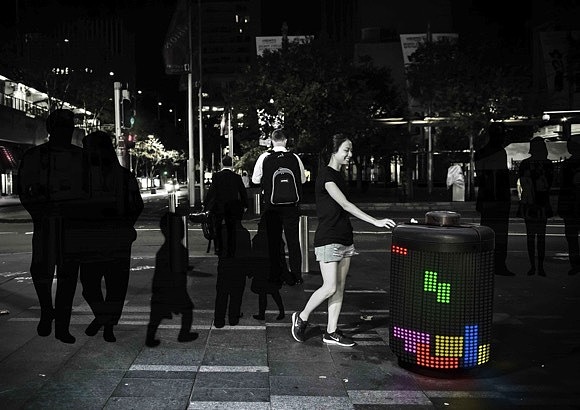 interest，Tetris，trash can，originality，Design，tool，equipment，