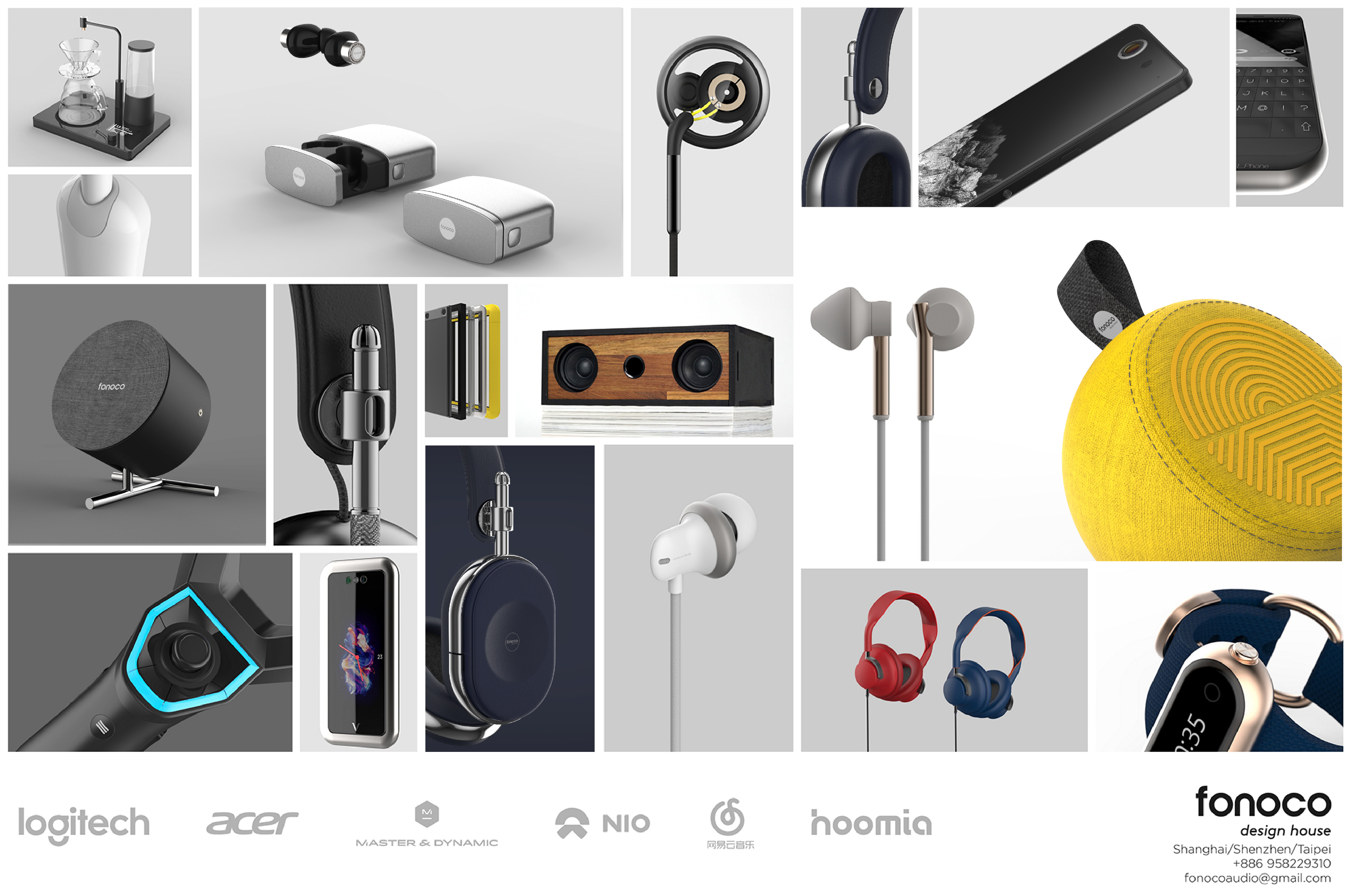 Industrial Design，Product design，headphone ，Mobile phone，loudspeaker box，3D rendering，Appearance modeling，cmf，