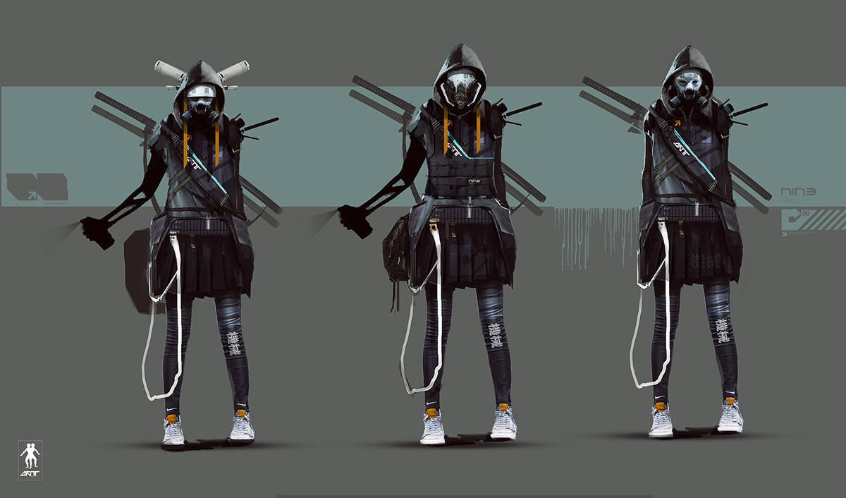 Role design，animation，character，Digital art，