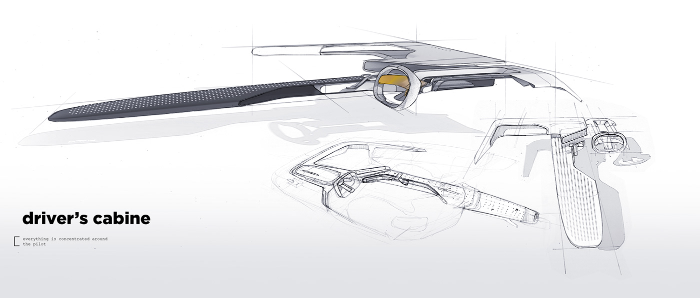 JAGUAR INTERIOR，Jaguar interior，Hand drawn，