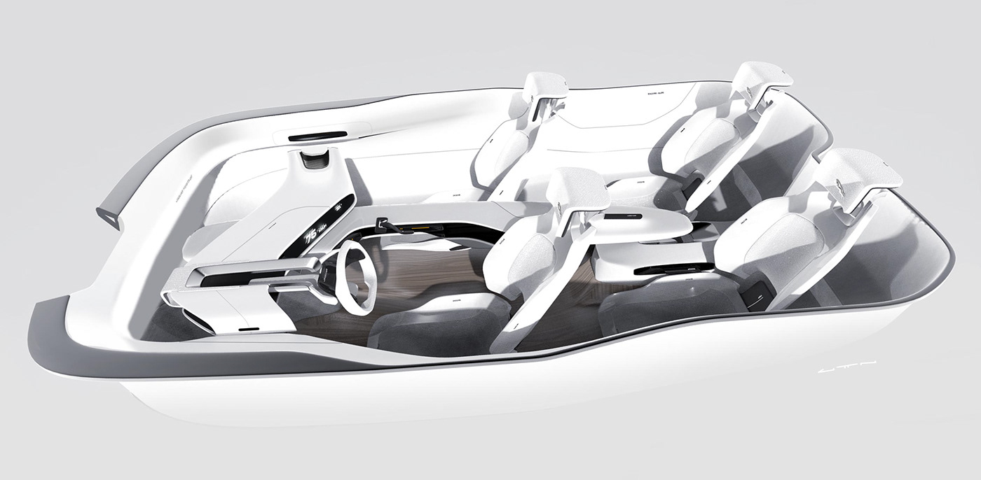 JAGUAR INTERIOR，Jaguar interior，Hand drawn，
