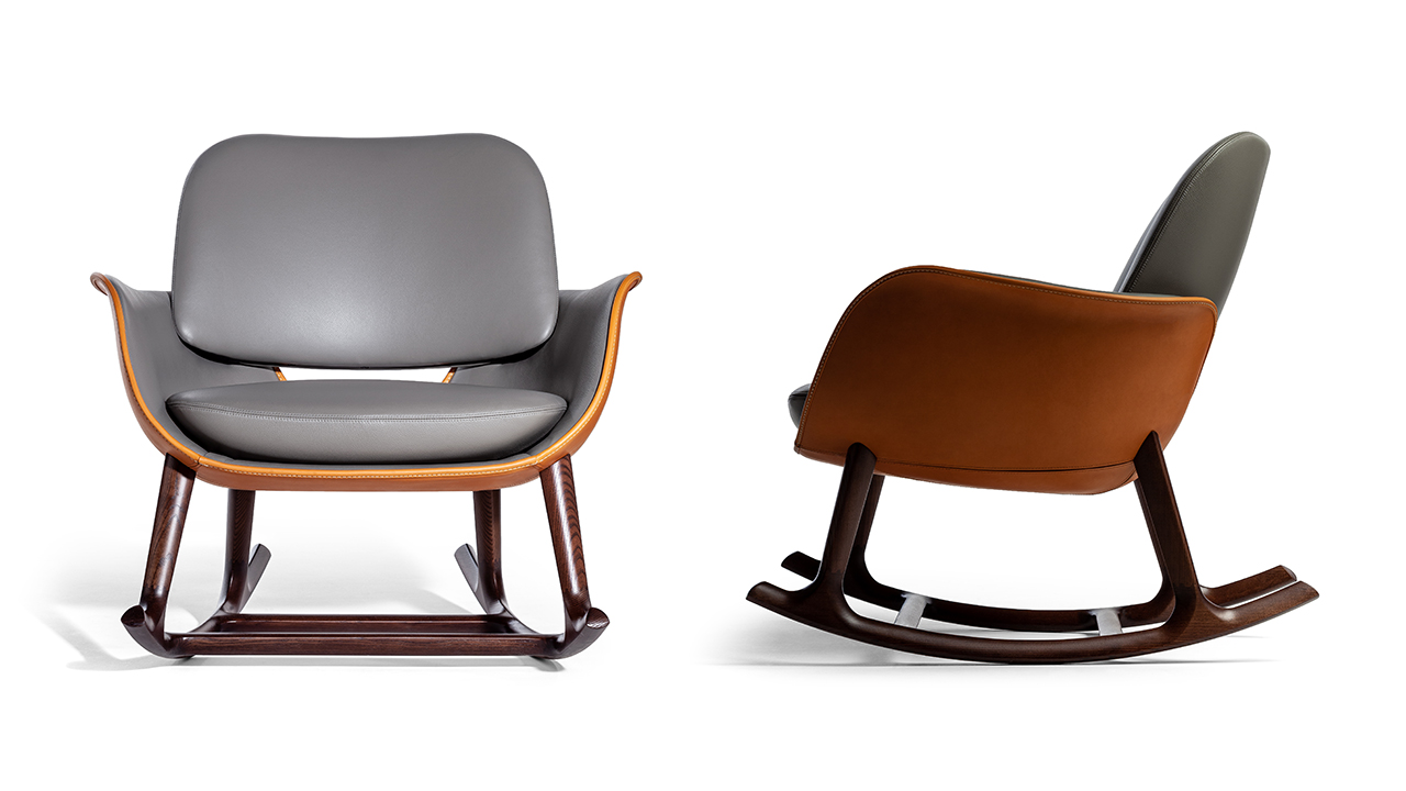 Rocking chair，wooden ，comfortable，modern，sustainable，