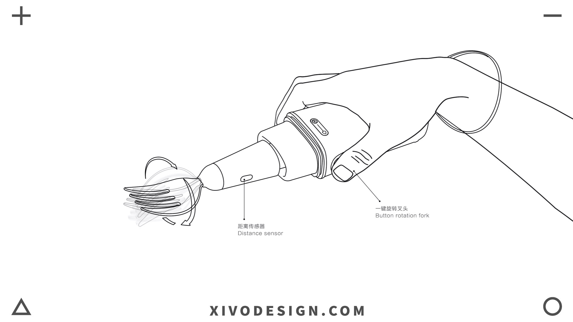 Good simple geometry，Anti shake spoon，Tools for Parkinson's patients，Articles for the elderly，Jiajian geometric industrial design，Kinson patient spoon，The old man shook his hands to eat tableware，Zhenluo，