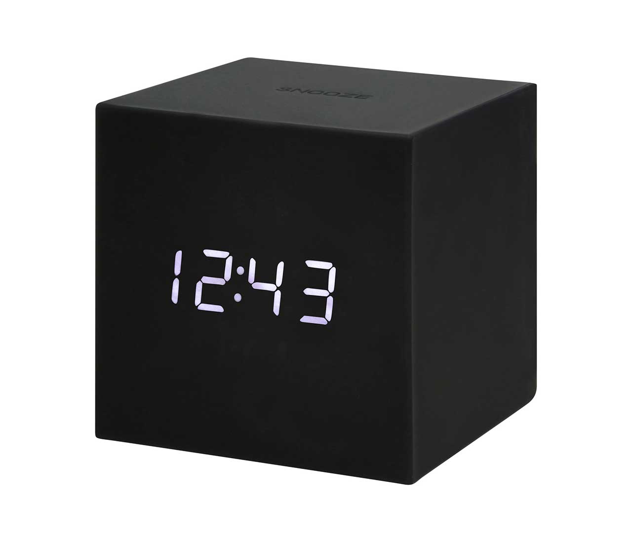 Minimalist alarm clock，Cube，LED display，
