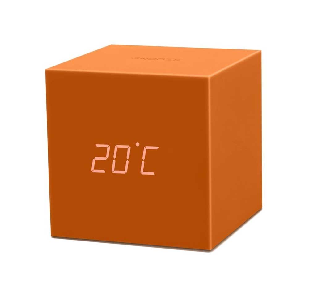 Minimalist alarm clock，Cube，LED display，