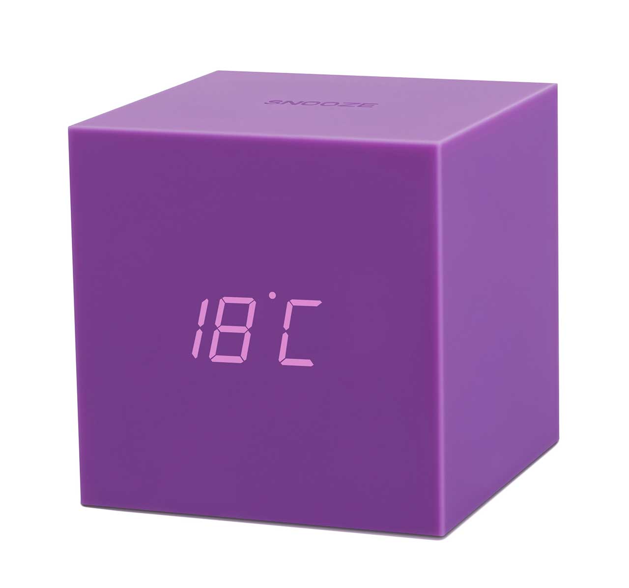 Minimalist alarm clock，Cube，LED display，