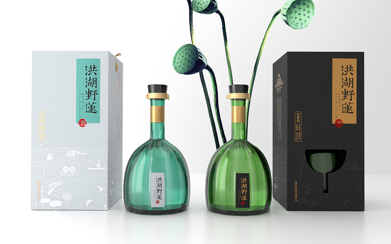 Wine packaging design，Alcohol，Wine bottle design，packing design，