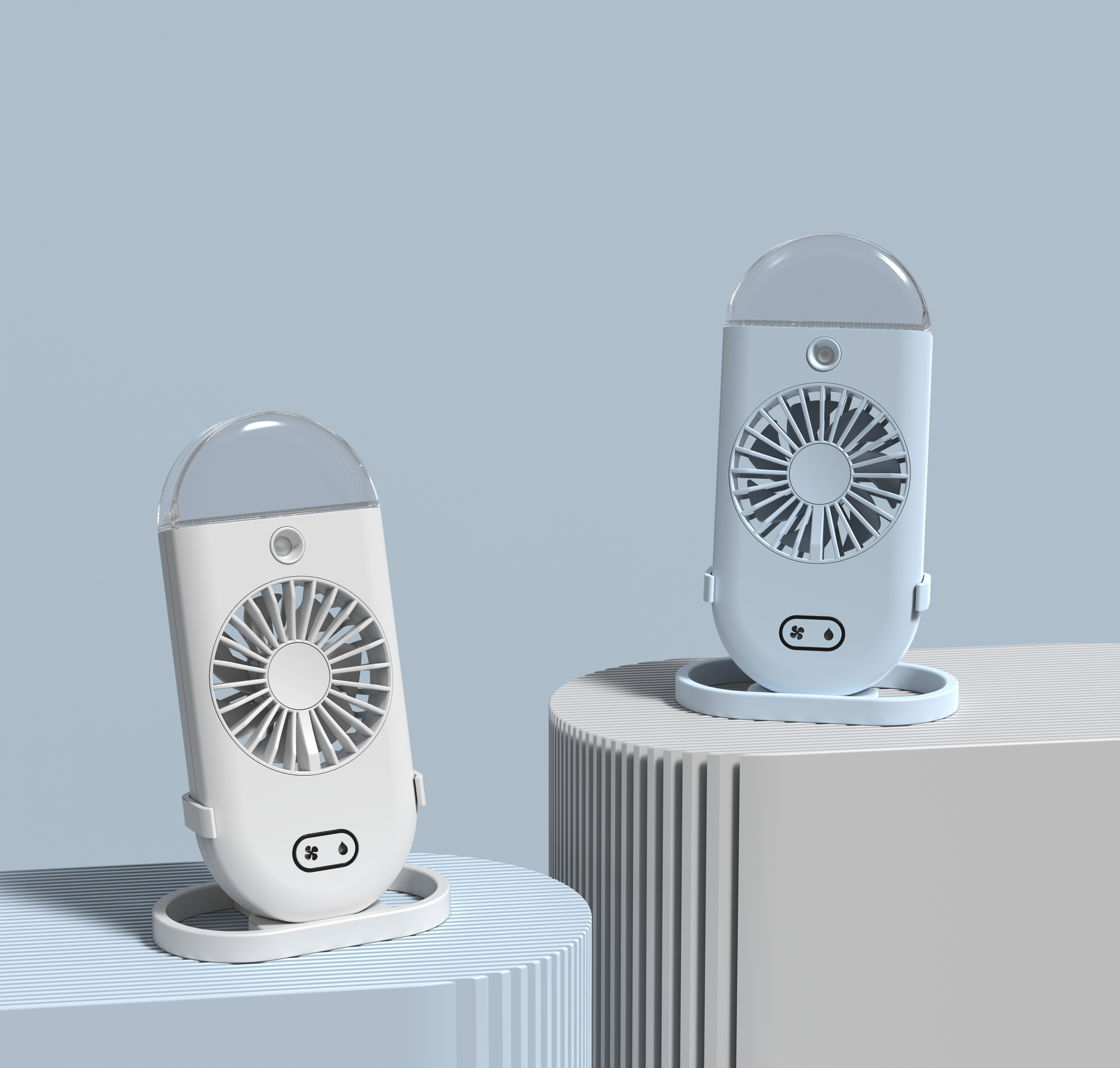 Handheld fan，humidification，