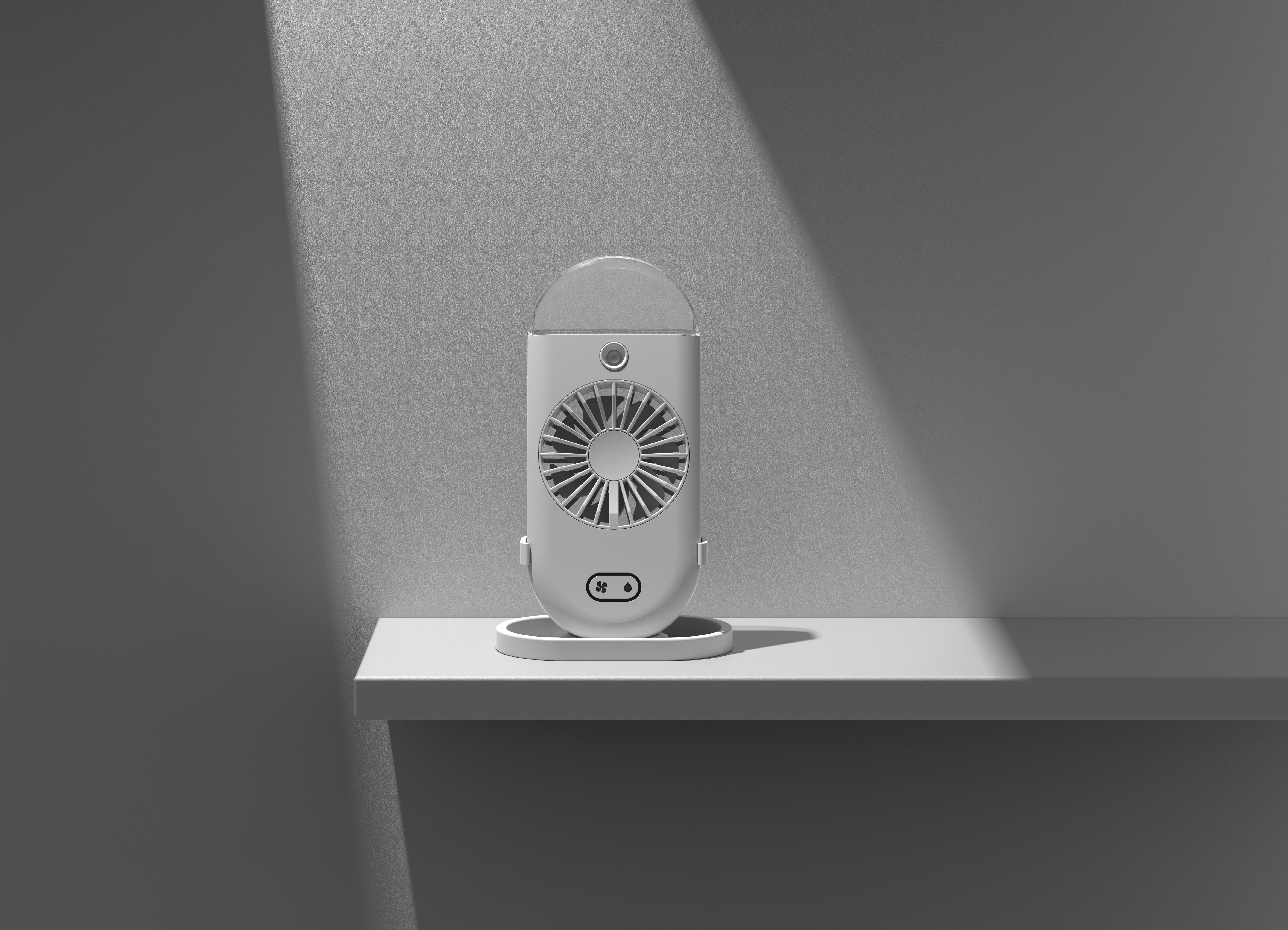 Handheld fan，humidification，