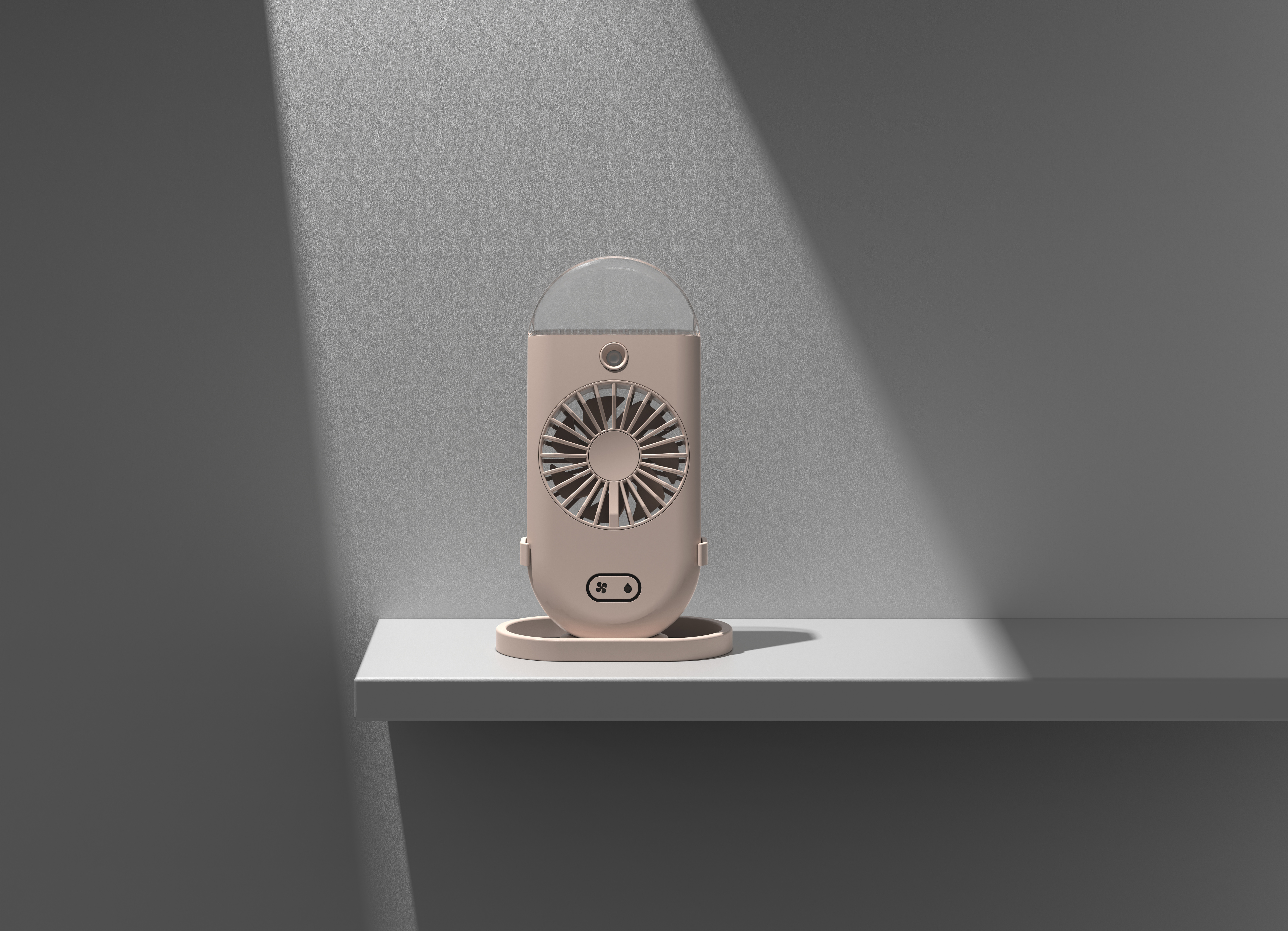 Handheld fan，humidification，