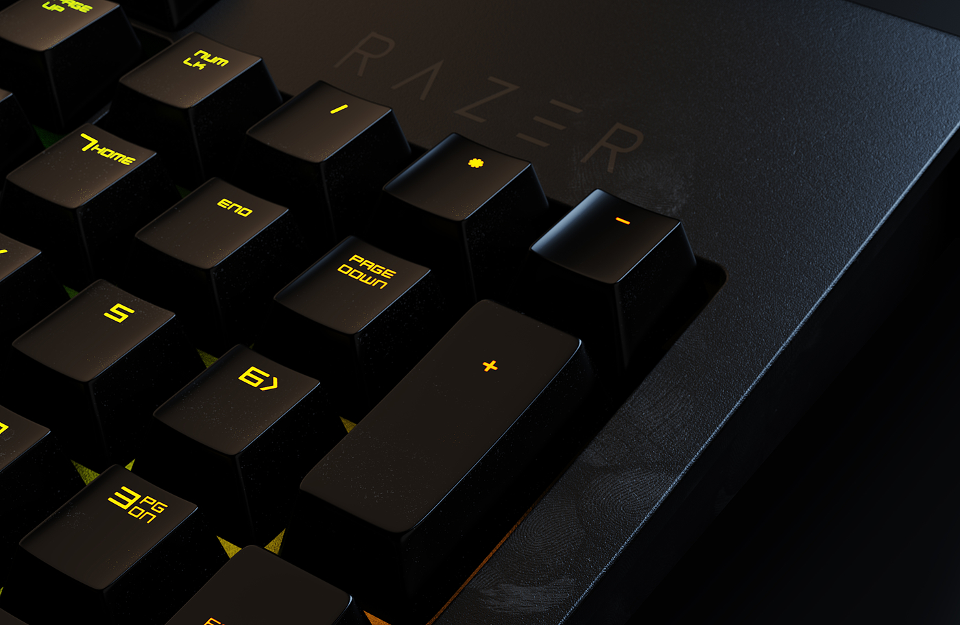 keyshot9，3C electronic digital products，Thunder snake keyboard scene practice，
