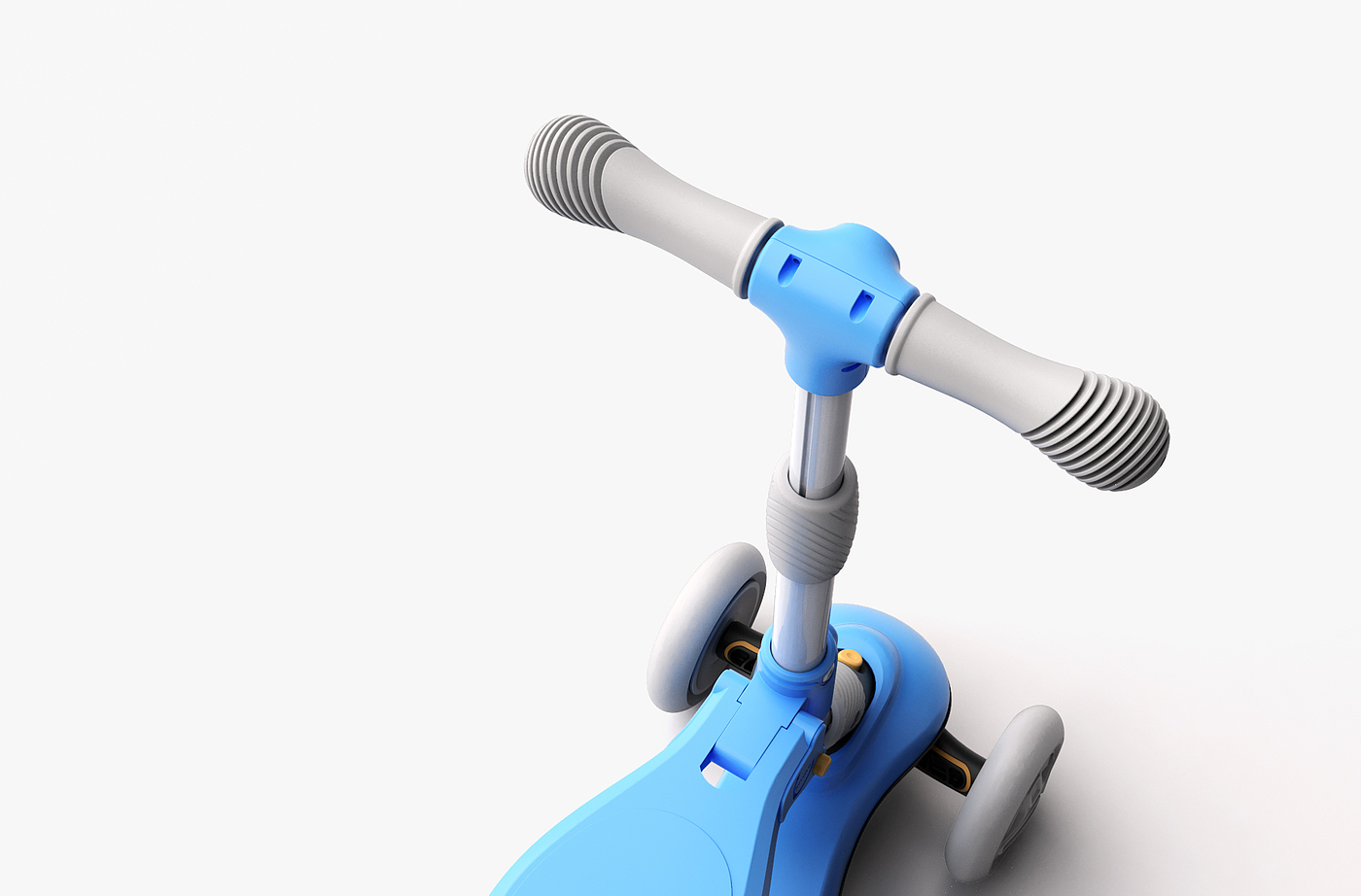 Appearance design，Scooter，Children's scooters，One shot design，