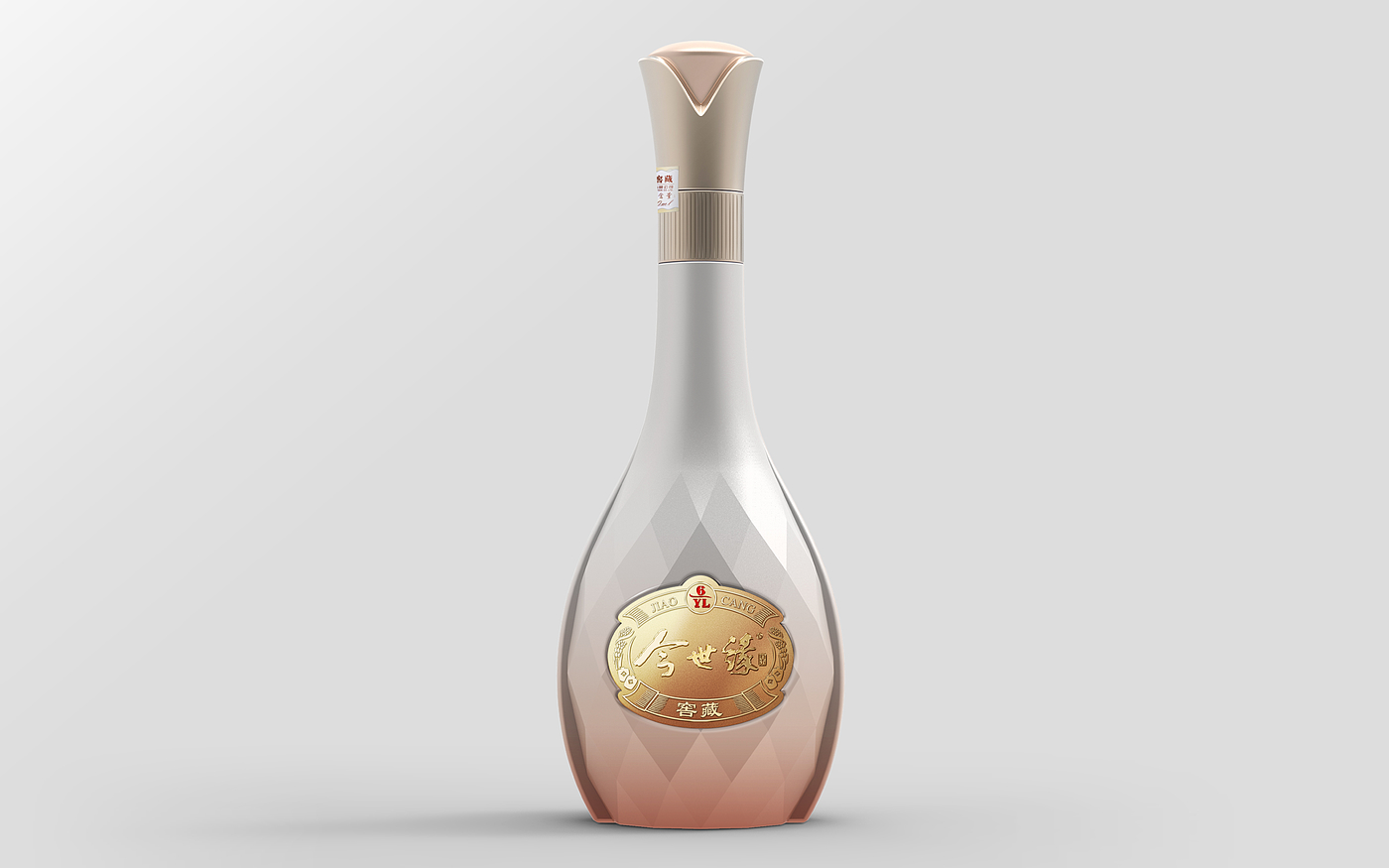 Tobacco and alcohol, bottle design，