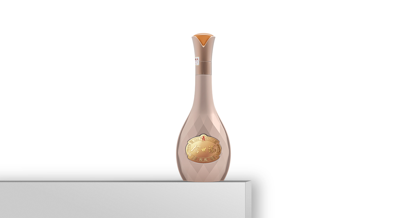 Tobacco and alcohol, bottle design，