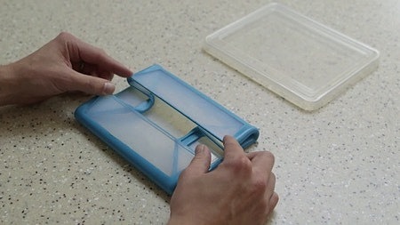 fold，plastic cement，Lunch box，originality，Design，