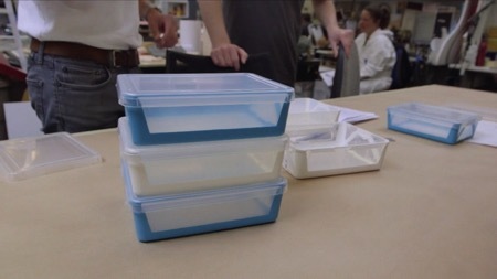 fold，plastic cement，Lunch box，originality，Design，