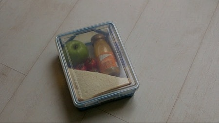 fold，plastic cement，Lunch box，originality，Design，