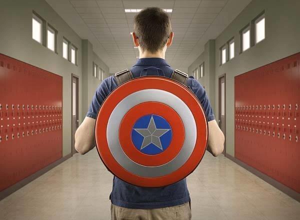 Captain America，shield，knapsack，originality，Design，