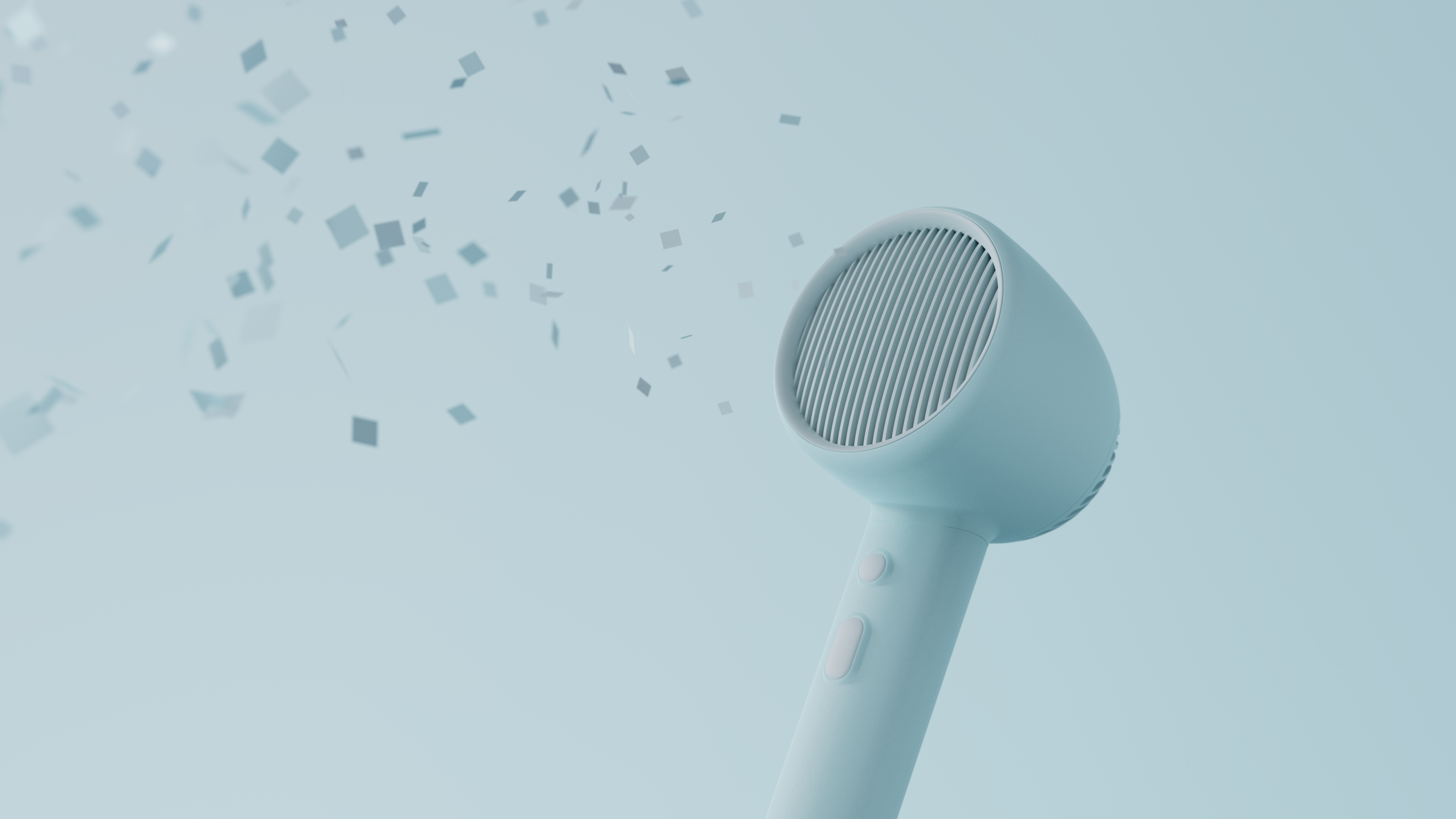 hair drier，Keyshot rendering，industrial design，product design，sample reels，
