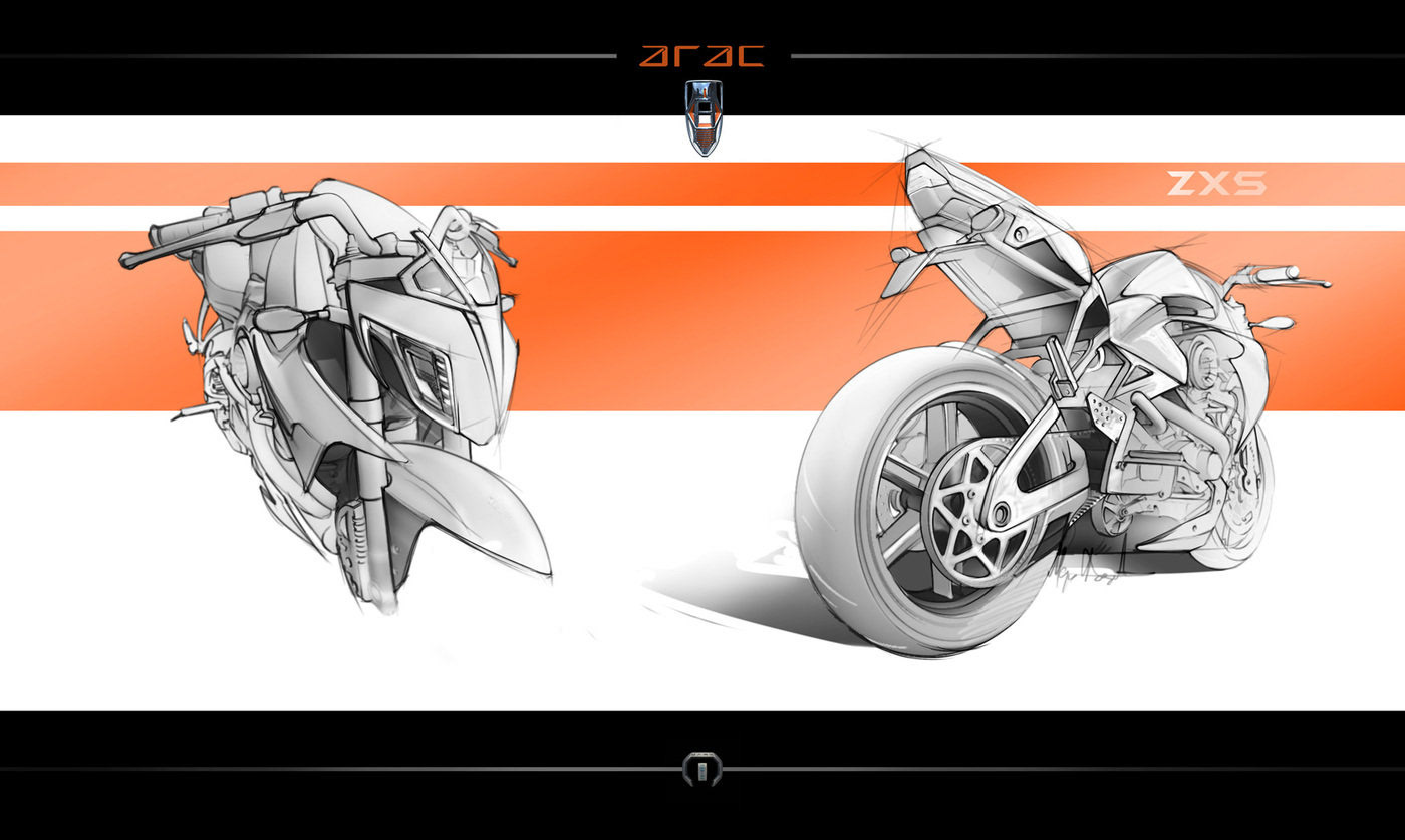 ZXS，concept，motorcycle，