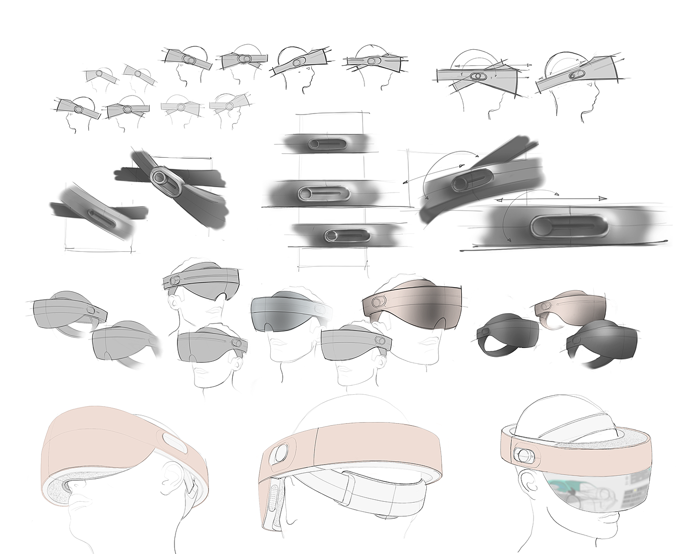 flow，virtual reality，Headgear，