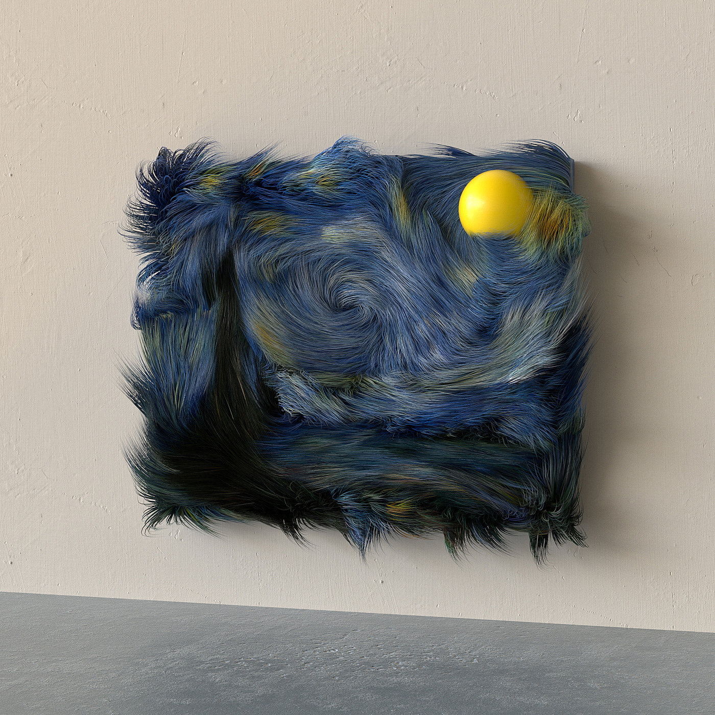 hair，painting，3d，leather and fur，