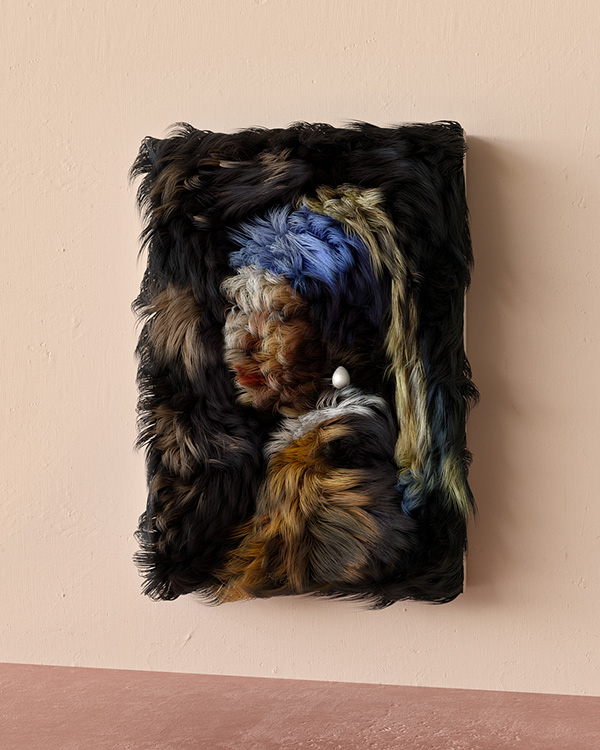 hair，painting，3d，leather and fur，