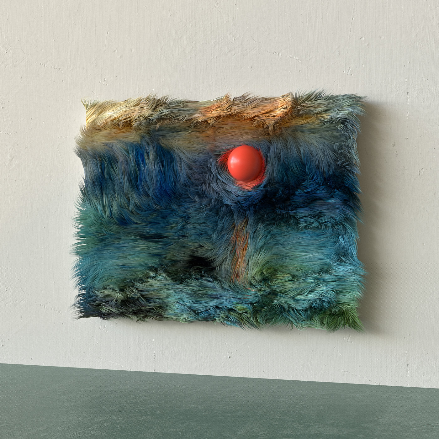 hair，painting，3d，leather and fur，