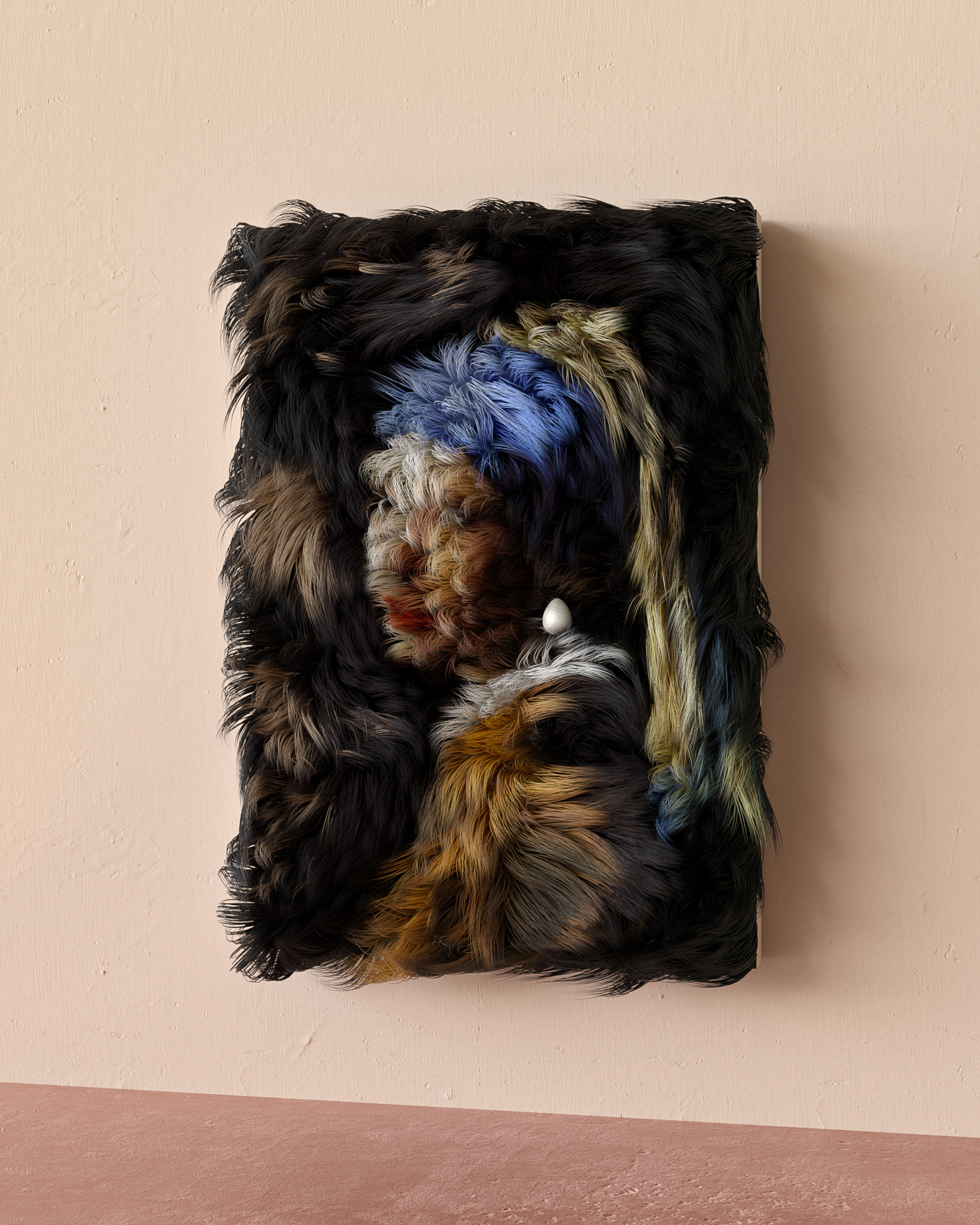 hair，painting，3d，leather and fur，