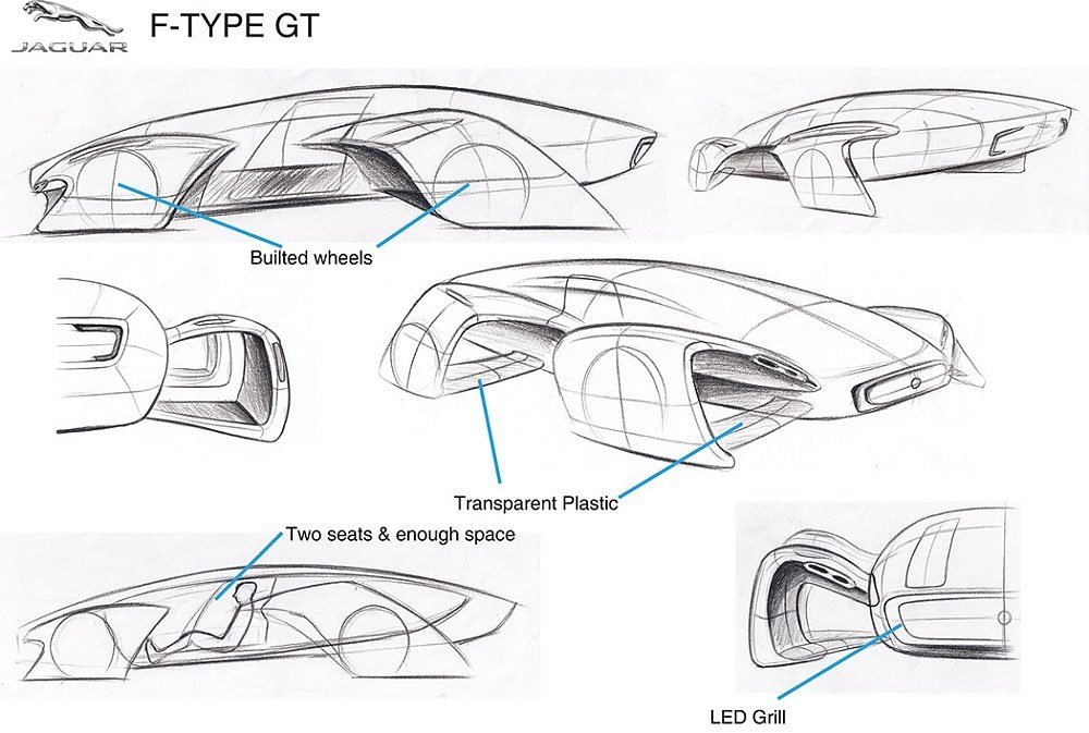 Jet，Jaguar，Concept Car，originality，Design，