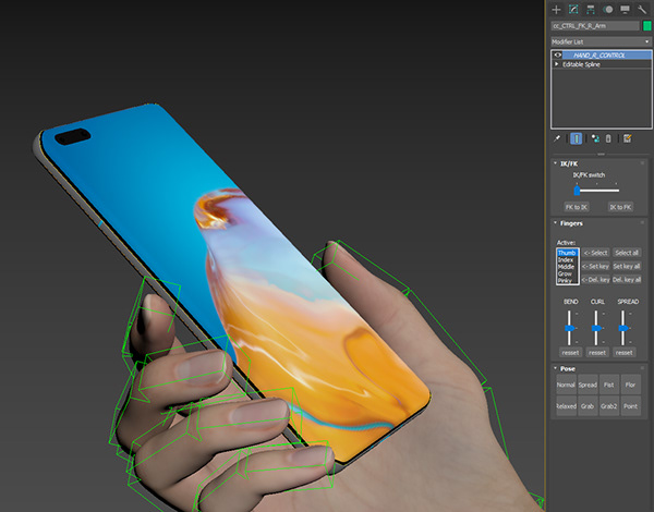 Huawei，P40，mobile phone，domestic，cgi，modeling，Render，process，