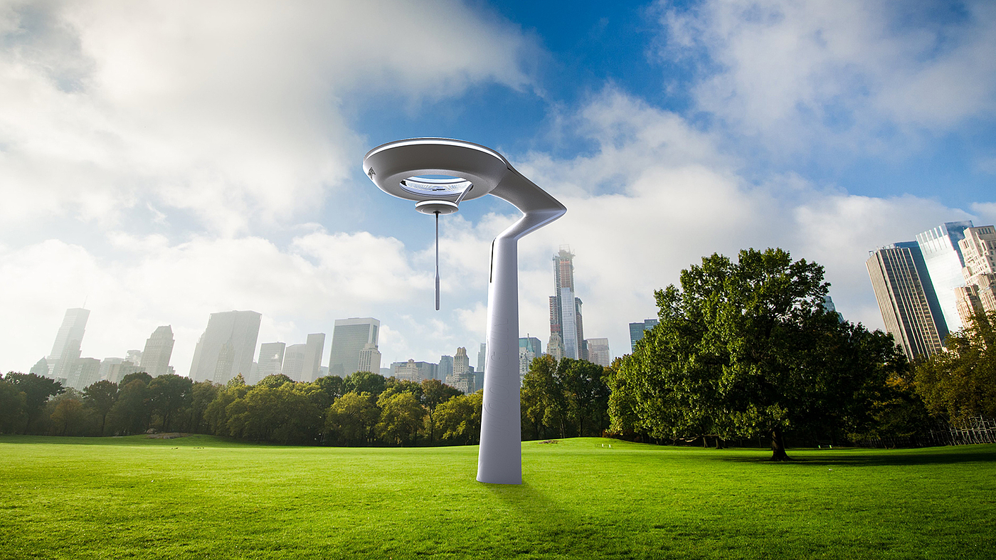 Rainwater purifier，communal facilities，Outdoor architectural design，Man and Nature，