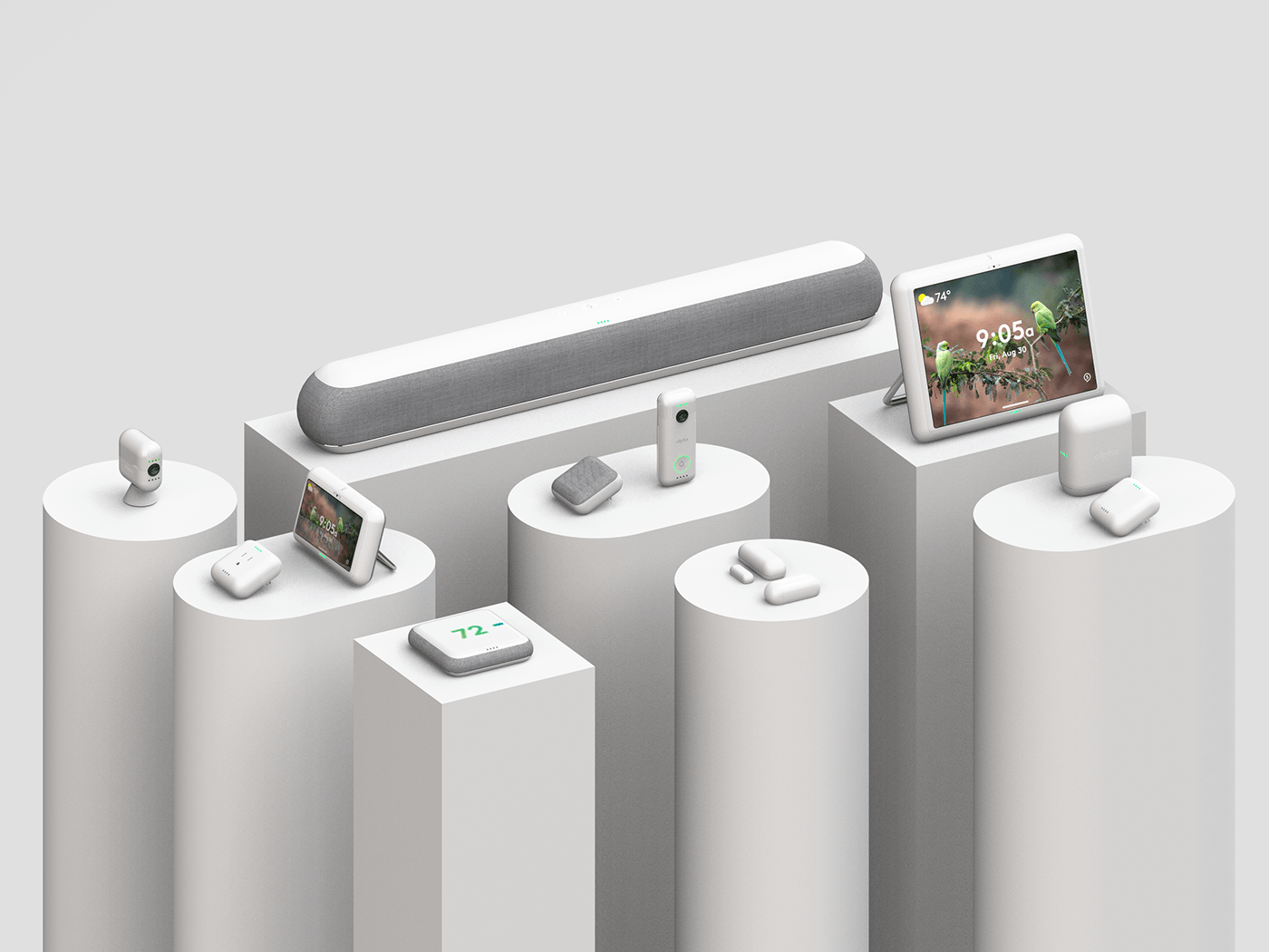 tablet PC，loudspeaker box，glasses，Handle，