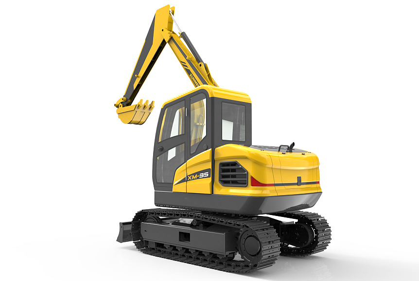 construction machinery，industrial design，Appearance design，Machine design，Coating design，Entries，