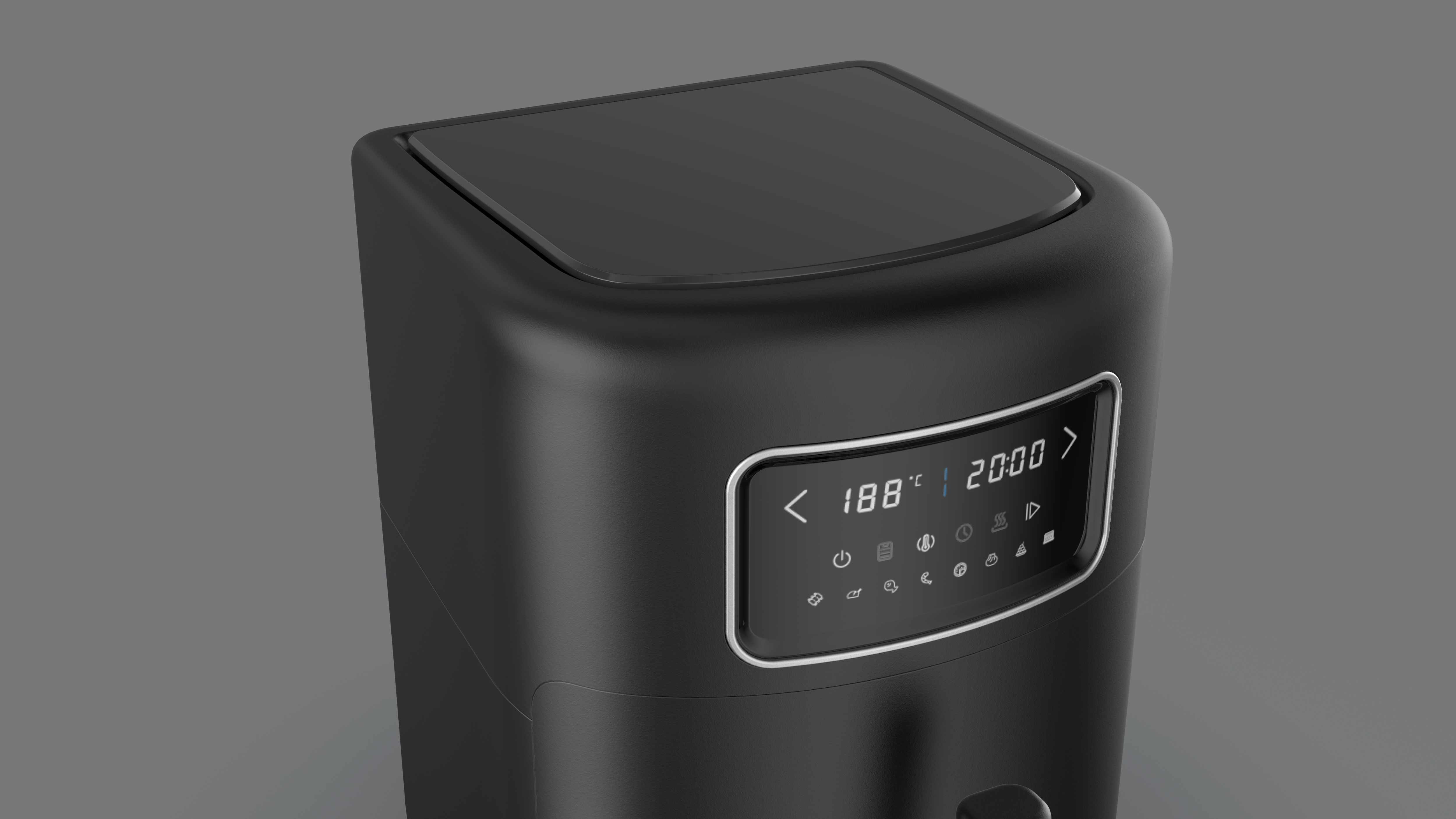 Air fryer，Air oven，oven，Household appliances，product design，industrial design，Interface design，Kitchen appliances，