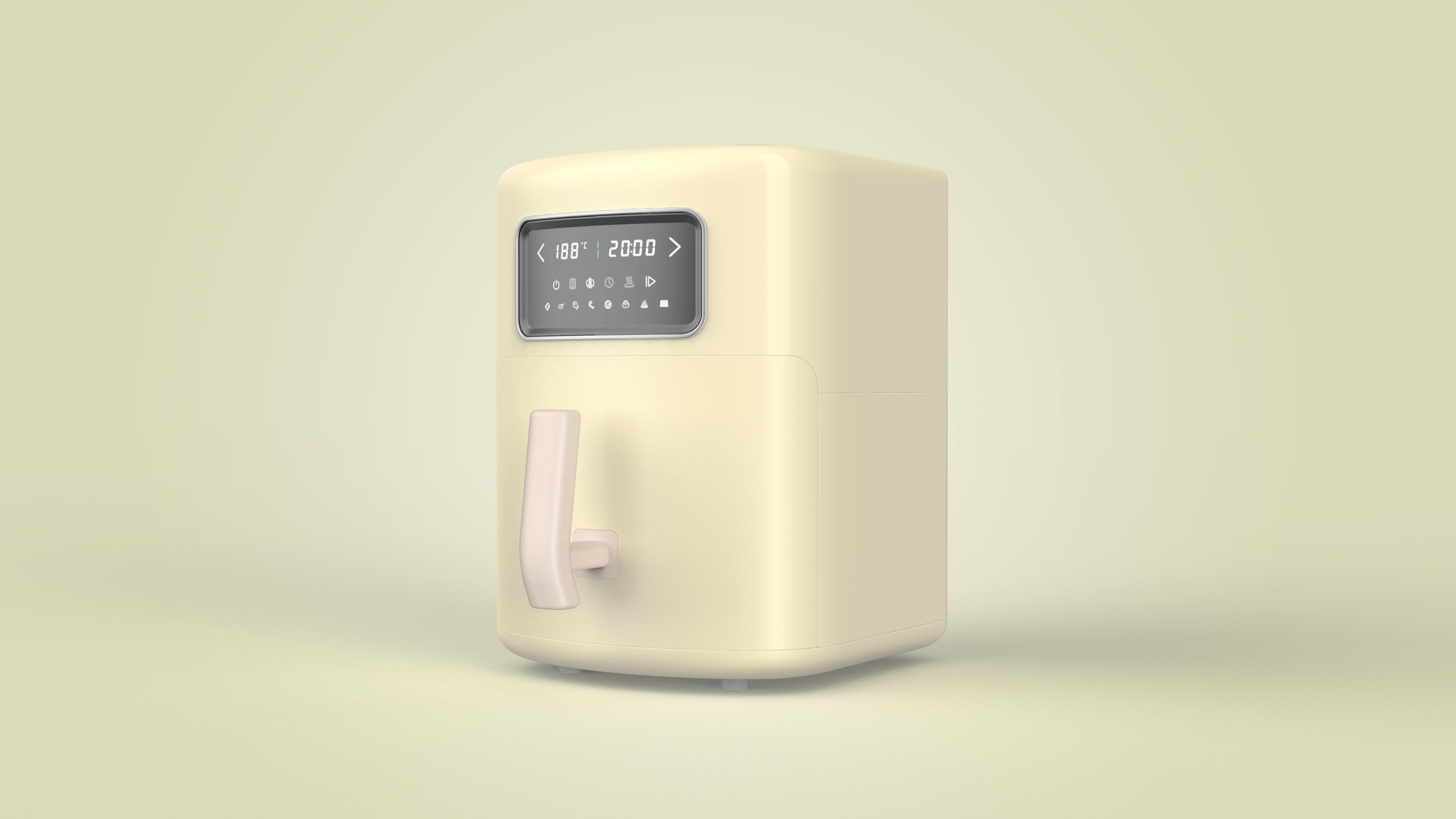 Air fryer，Air oven，oven，Household appliances，product design，industrial design，Interface design，Kitchen appliances，