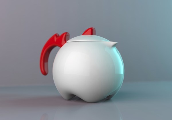 lovely，cock，teapot，teacup，Design，