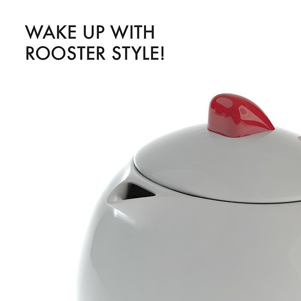 lovely，cock，teapot，teacup，Design，