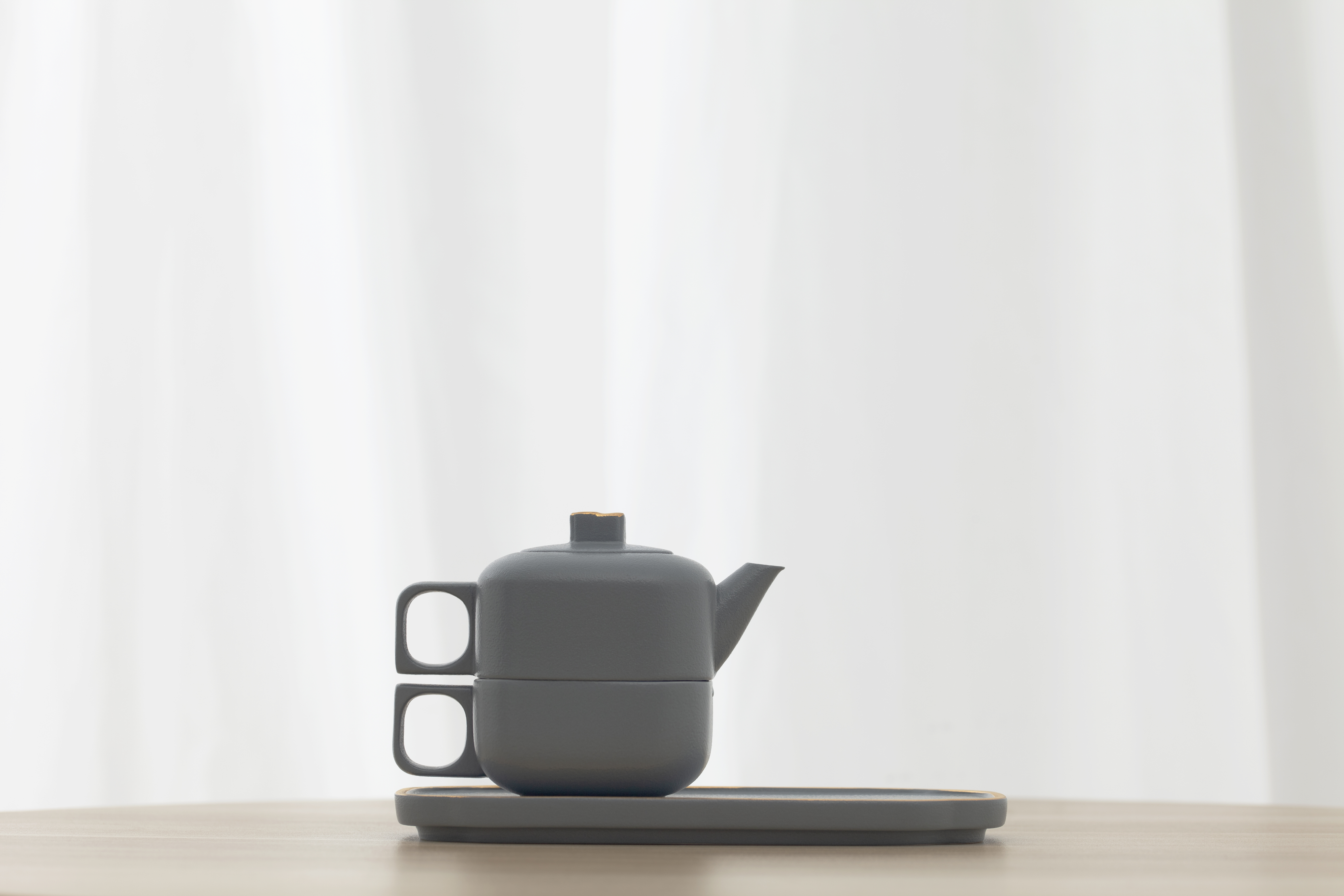 Poxi，the Imperial Palace，Moonstone ash，Siheruyi，A pot and a cup，