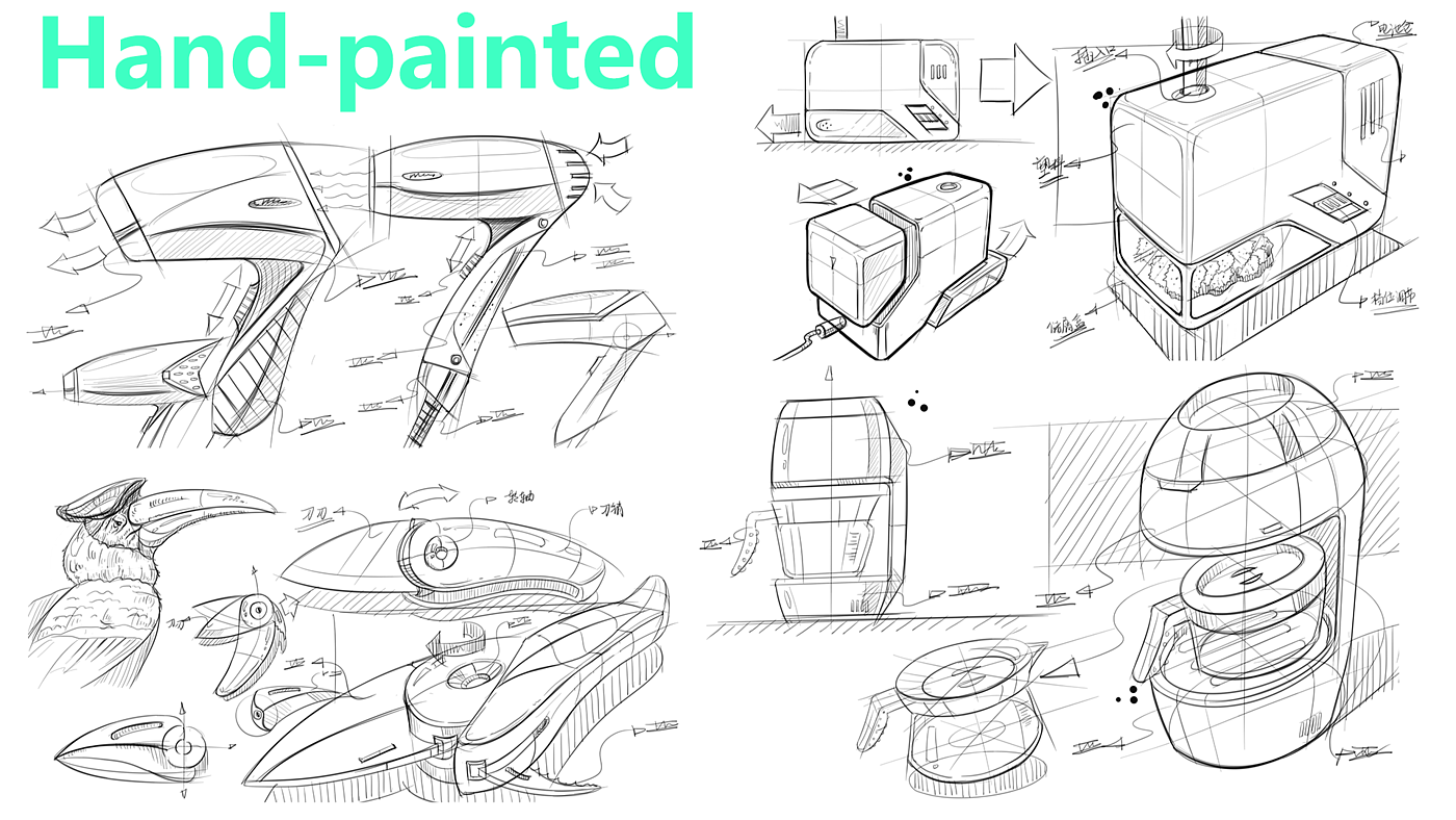 product design，sample reels，keyshot，