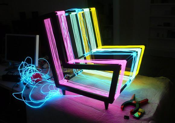 luminescence，chair，originality，Design，tool，furniture，Home Furnishing，