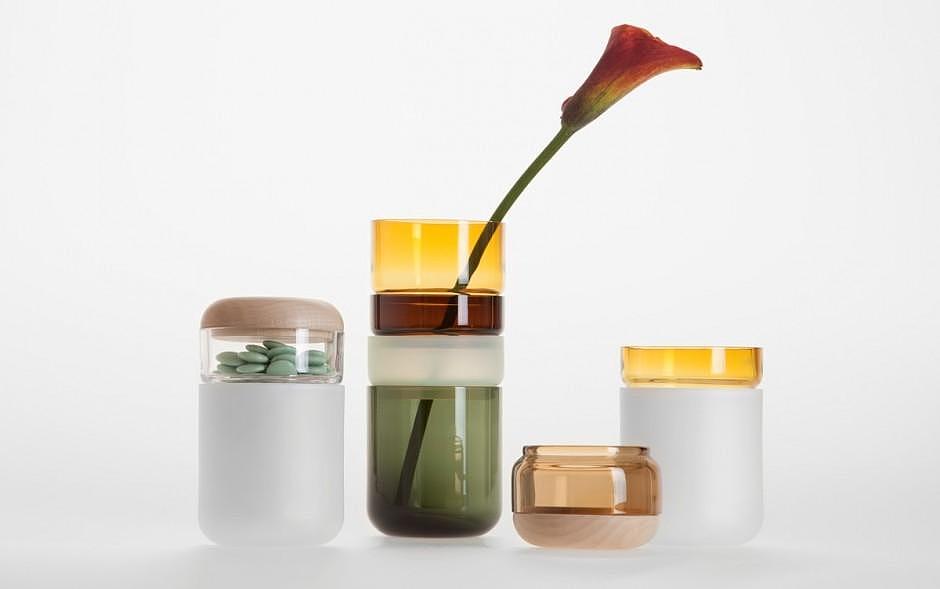 modularization，combination，Glass，vase，originality，Design，