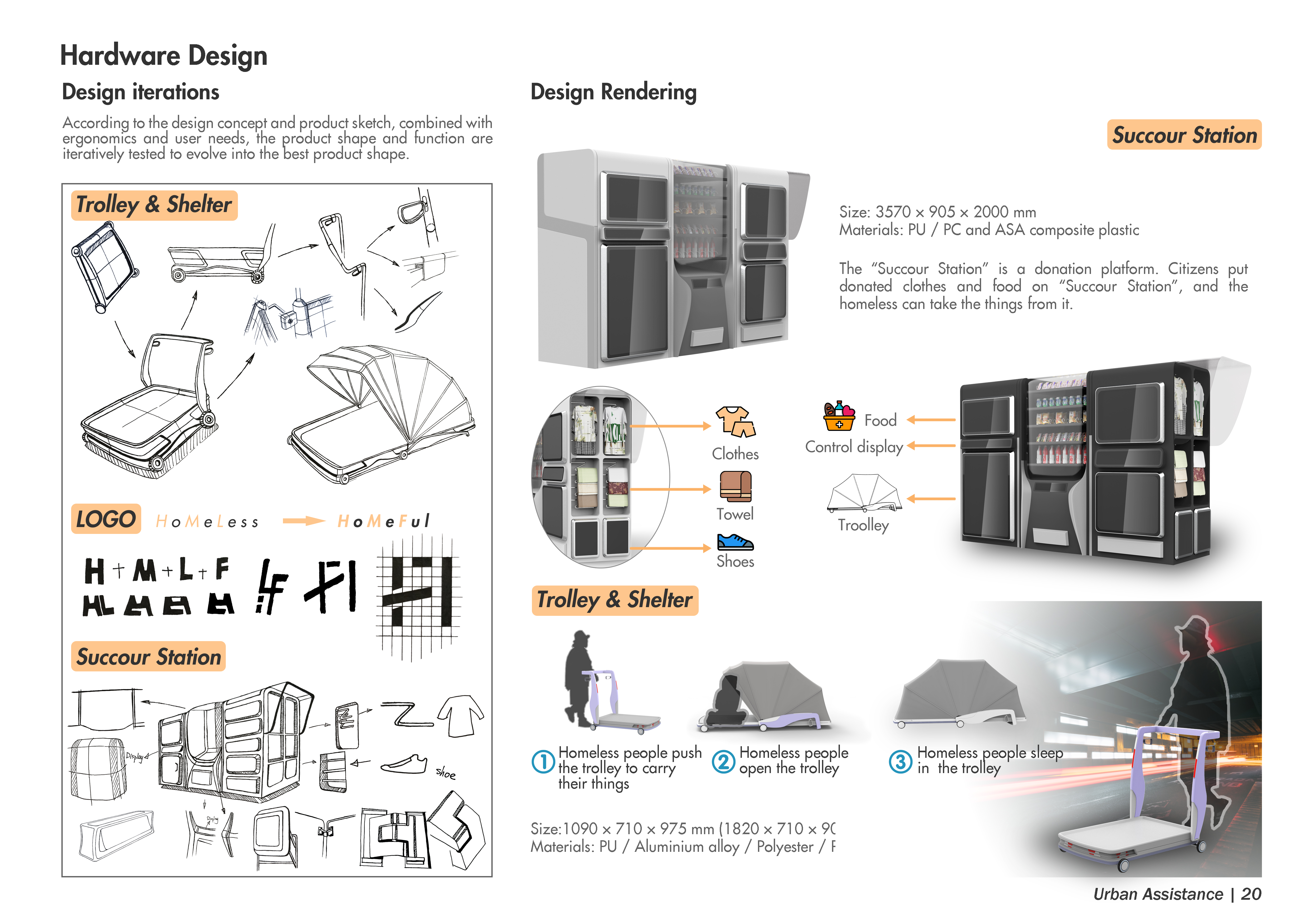 Street sleepers，Public equipment，Service design，product design，industrial design，