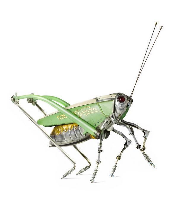 France，artist，steam，Punk，insect，Sculpture，
