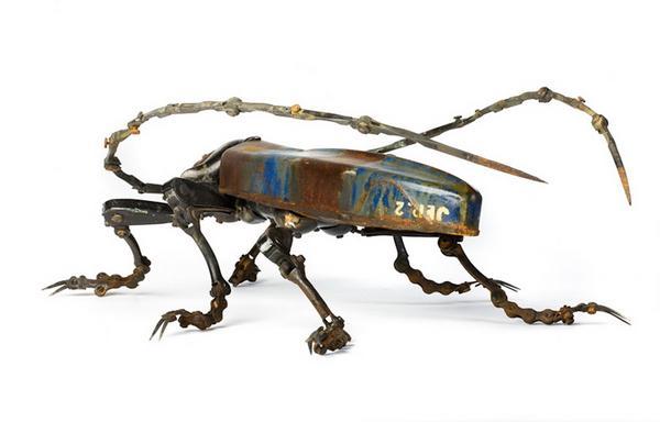 France，artist，steam，Punk，insect，Sculpture，