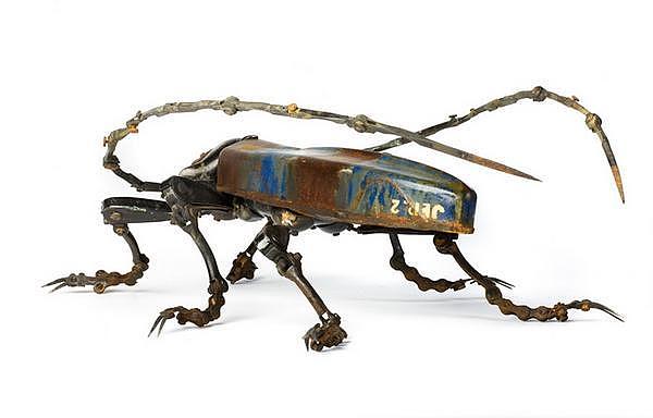 France，artist，steam，Punk，insect，Sculpture，
