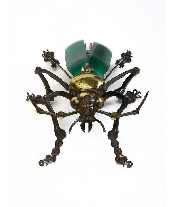 France，artist，steam，Punk，insect，Sculpture，